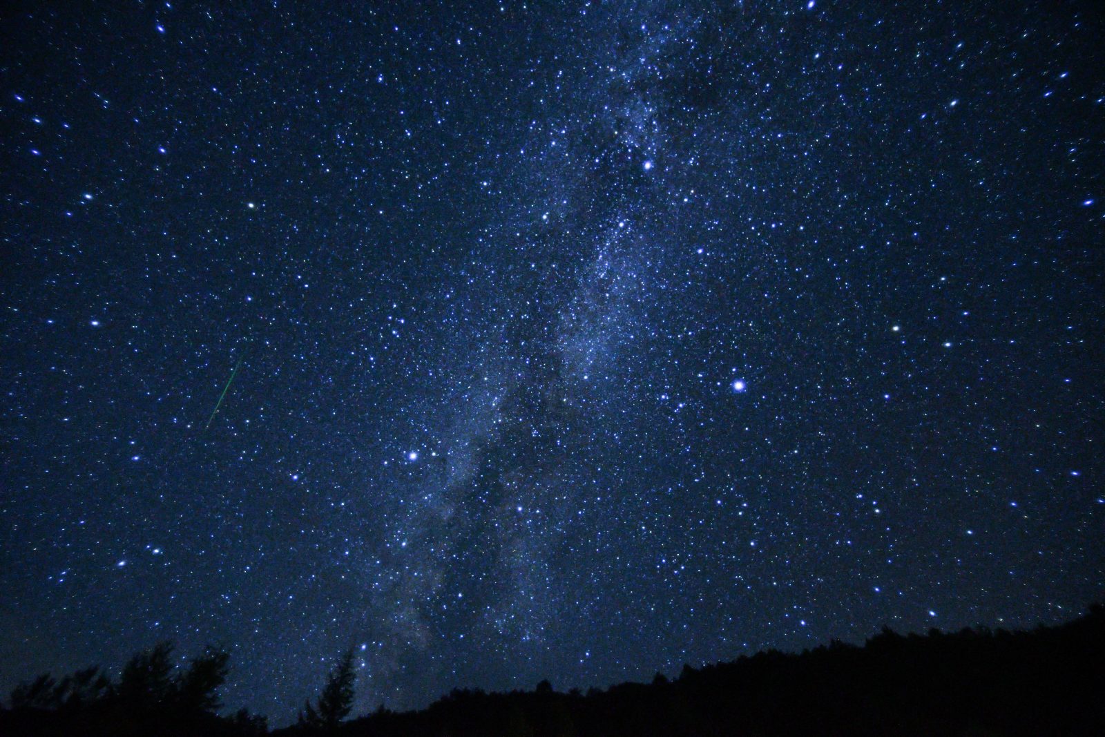 -Autumn starry sky seen from about 400m above sea level