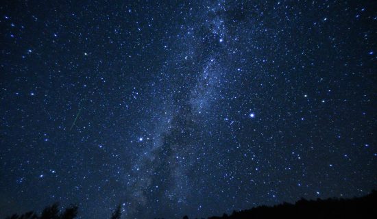 -Autumn starry sky seen from about 400m above sea level